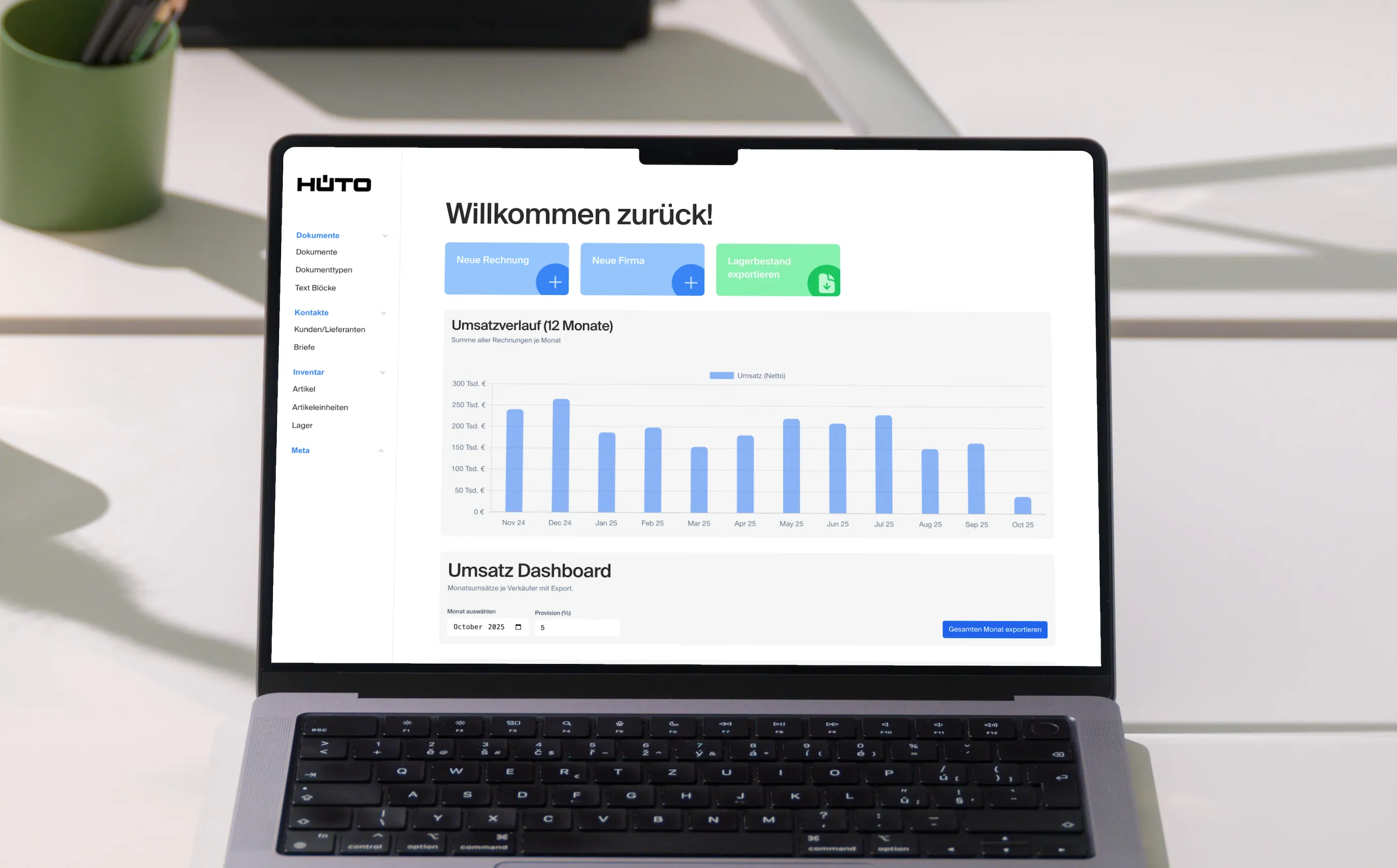 HÜTO management platform