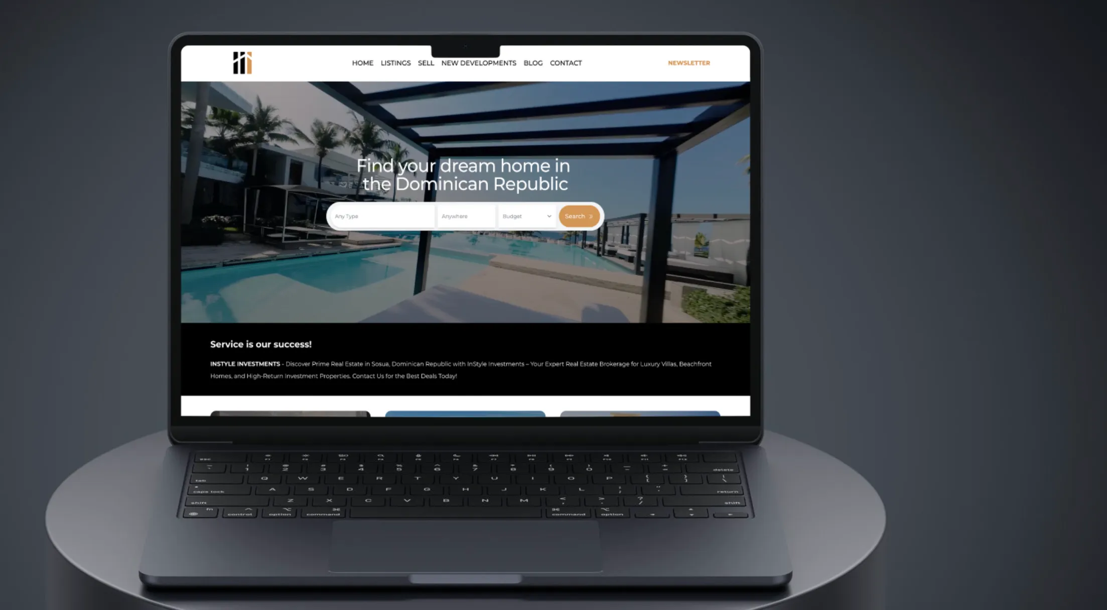 InStyle Investments website